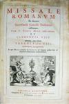 CATHOLIC LITURGY.  Missale Romanum.  1702.  In lavishly gilt-tooled contemporary morocco.